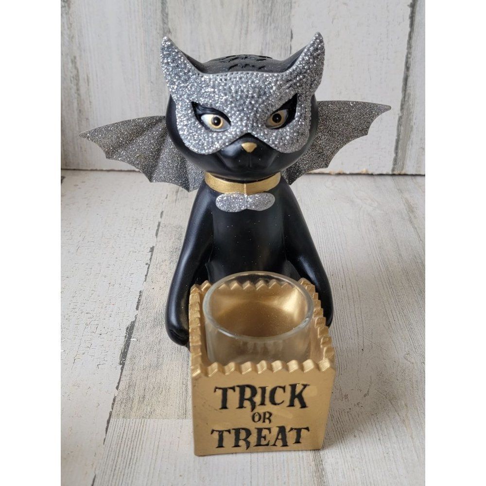 Yankee Candle Sophia trick or treat candle holder tea light Halloween decor